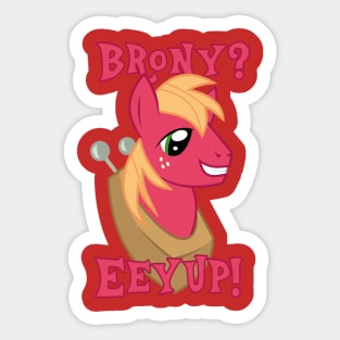 Brony? Eeyup! Sticker